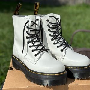 White Doc martens Jadon women 8.